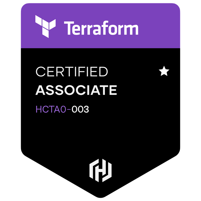 "HashiCorp Certified: Terraform Associate"
